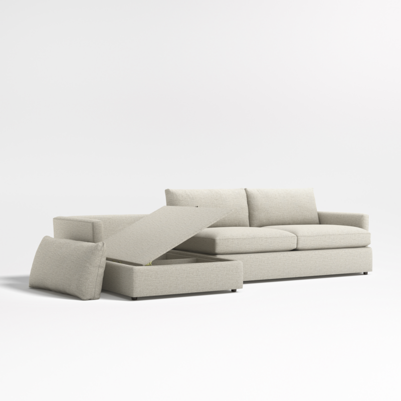 Lounge Deep 2-Piece Sectional Sofa with Storage Chaise Lounge - image 12 of 13
