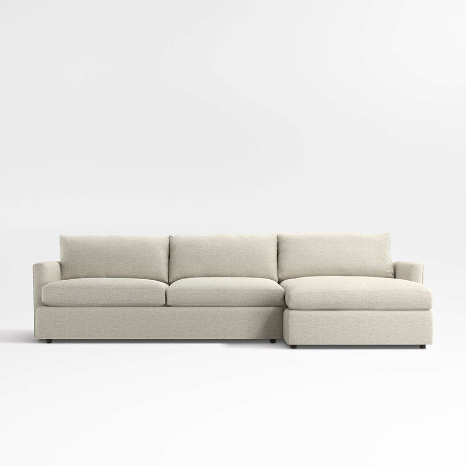 Lounge Deep Sectional Sofa + Reviews Crate & Barrel Canada