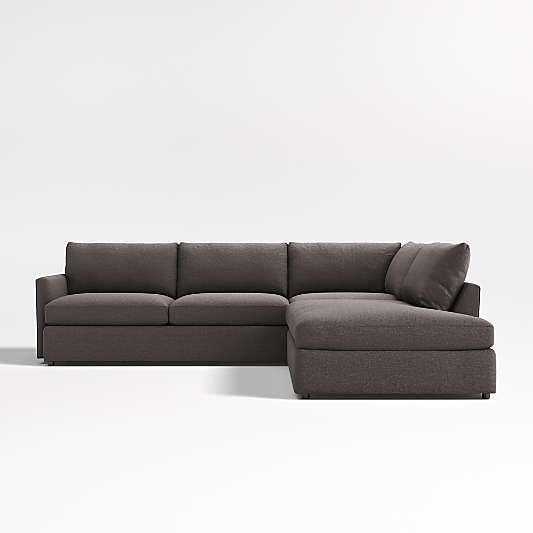 Lounge Deep 2-Piece Right-Arm Bumper Sectional Sofa