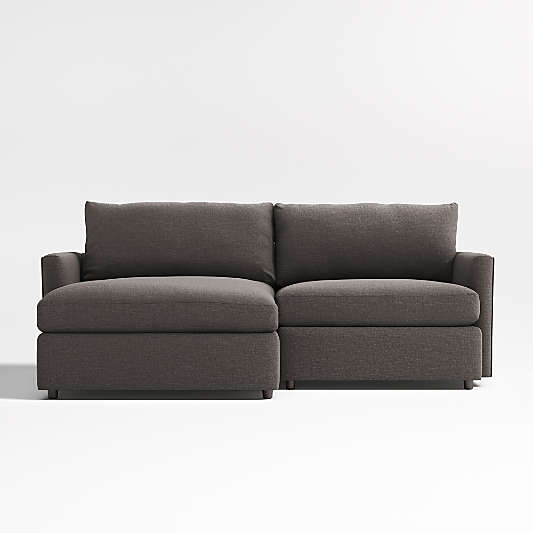 Lounge Deep 2-Piece Small Space Sectional Sofa