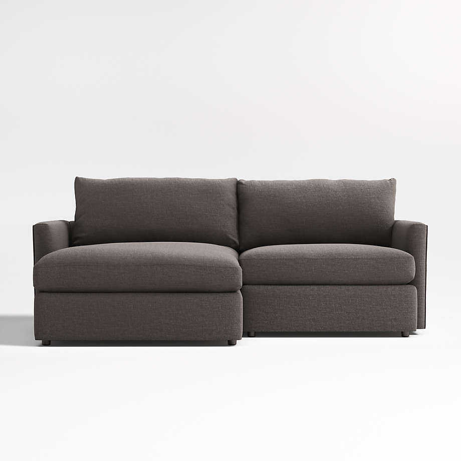 Lounge Deep 2Piece SmallSpace Sectional with Storage Chaise + Reviews