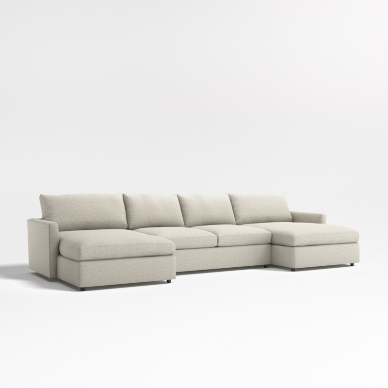 Lounge Deep 3-Piece U-Shaped Sectional Sofa with Double Chaise Lounge - image 13 of 14