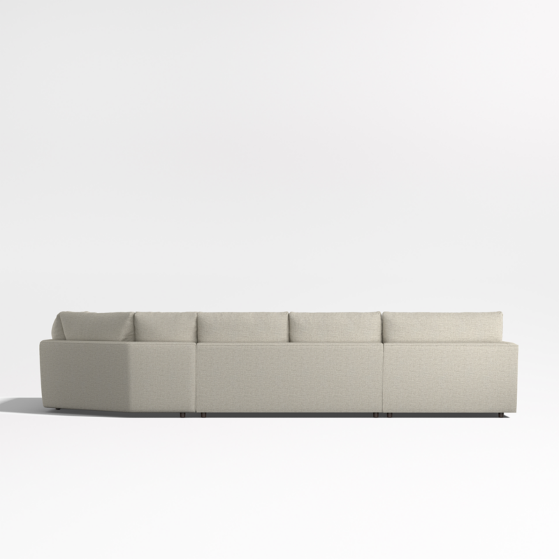 Lounge Deep 4-Piece L-Shaped Wedge Sectional Sofa with Chaise Lounge - image 14 of 17