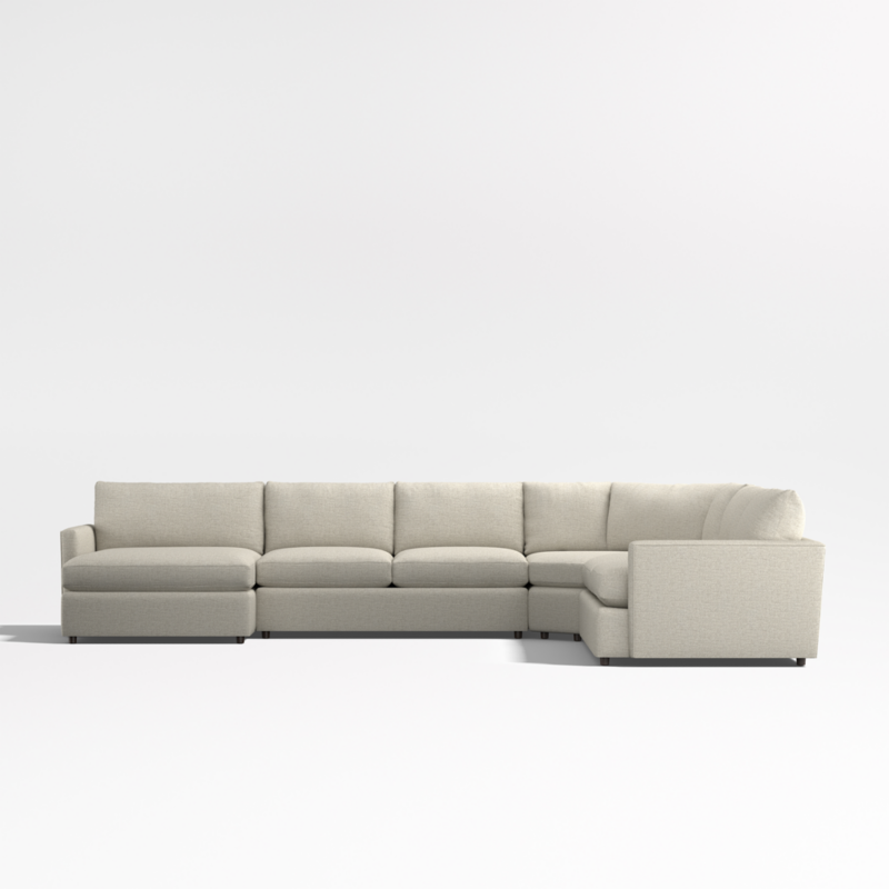 Lounge Deep 4-Piece L-Shaped Wedge Sectional Sofa with Chaise Lounge - image 12 of 17