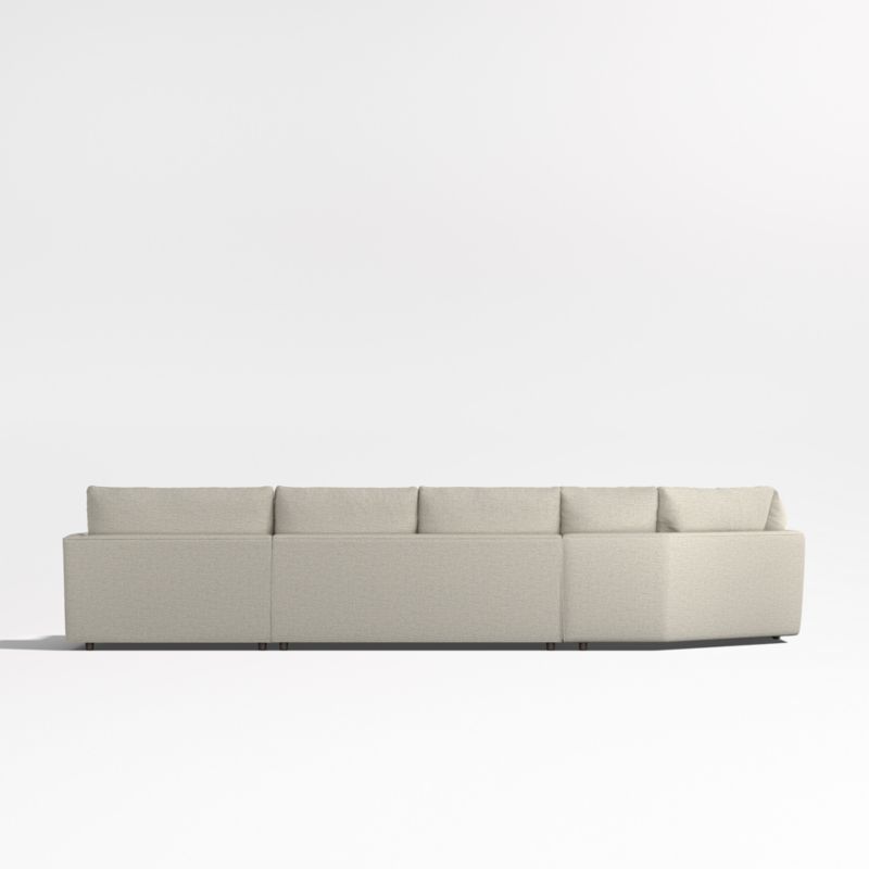 Lounge Deep 4-Piece Wedge Sectional with Chaise Lounge - image 4 of 5