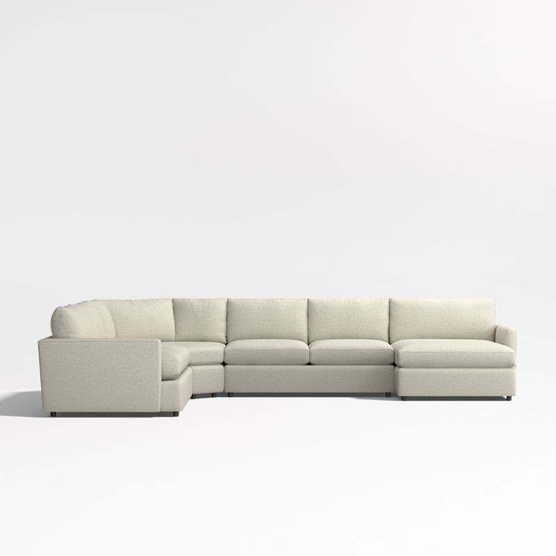 Lounge Deep 4-Piece Wedge Sectional with Chaise Lounge - image 1 of 5