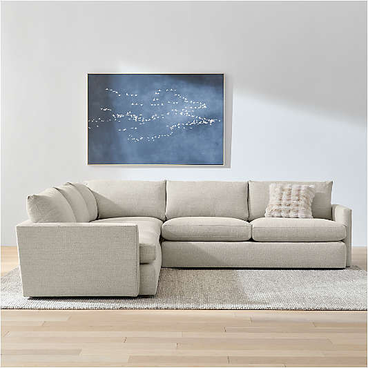 Lounge Deep 3-Piece L-Shaped Sectional Sofa