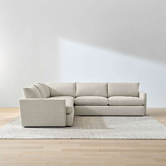 Lounge Deep 3-Piece L-Shaped Sectional Sofa