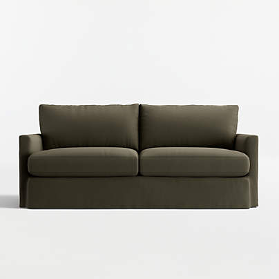 Lounge Deep 83" Slipcovered Sofa