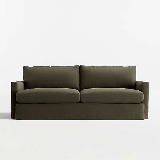 Lounge Deep 93" Slipcovered Sofa