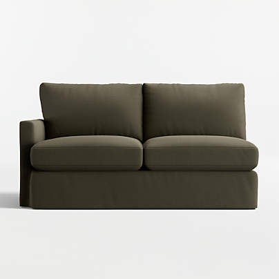 Lounge Deep Left-Arm Sofa Slipcovered Sectional Piece