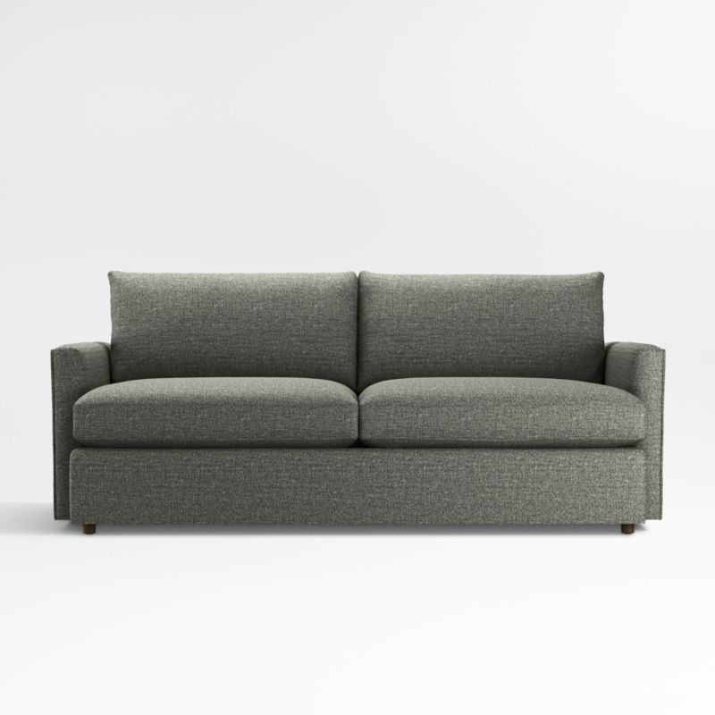 Crate and barrel on sale gray couch