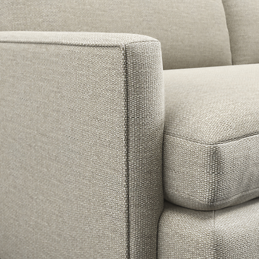 Lounge Deep 2-Piece L-Shaped Sectional Sofa with Corner Bumper