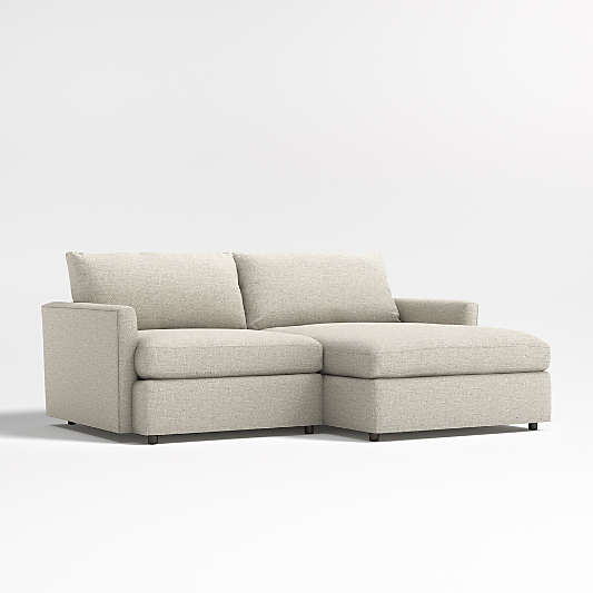Lounge Deep 2-Piece Sectional Sofa with Chaise Lounge