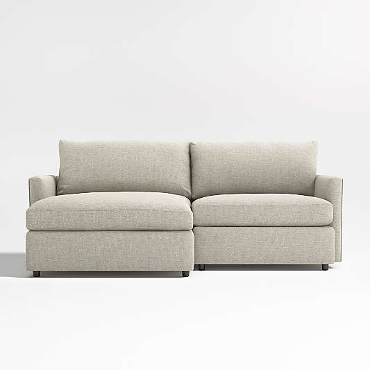 Lounge Deep 2-Piece Small Space Sectional Sofa