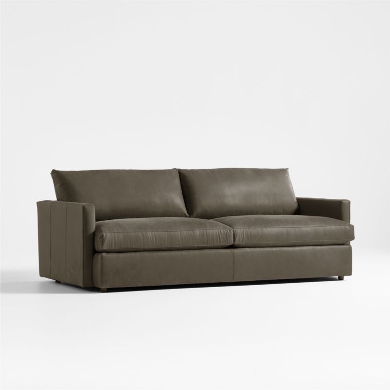 Lounge Deep Leather Sofa 93" - image 5 of 9