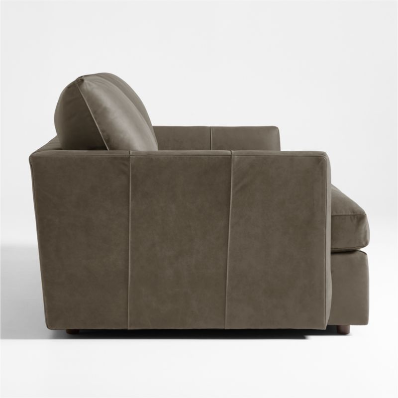 Lounge Deep Leather Sofa 93" - image 7 of 9