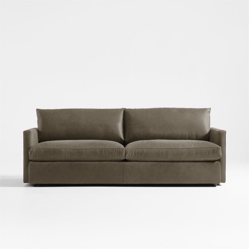 Lounge Deep Leather Sofa 93" - image 2 of 9