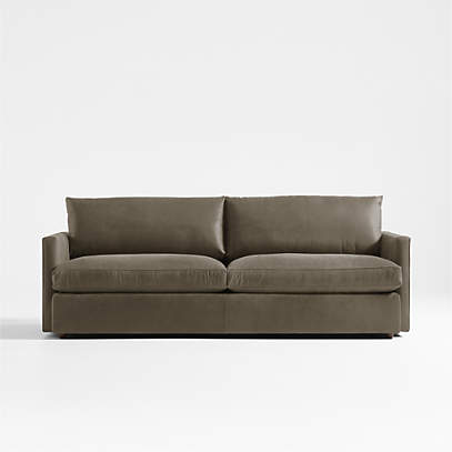 Lounge Deep Leather Sofa 93