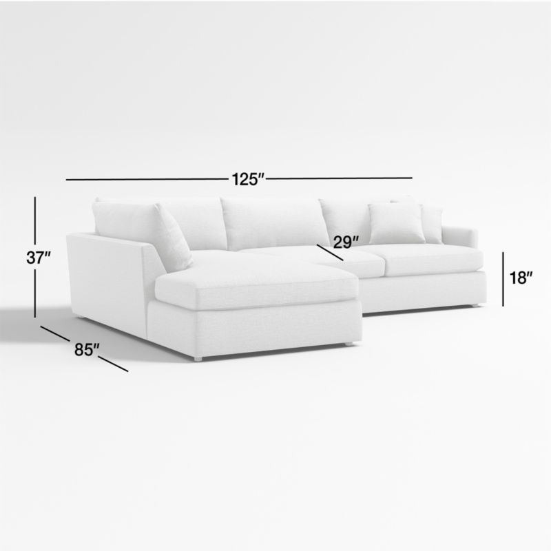 View Lounge Deep 2-Piece Left-Arm Bumper Sectional Sofa - image 3 of 10