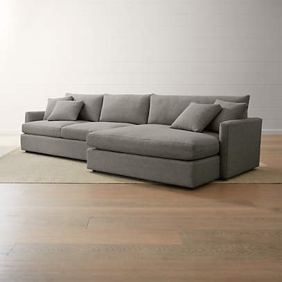 crate and barrel lounge ii chaise