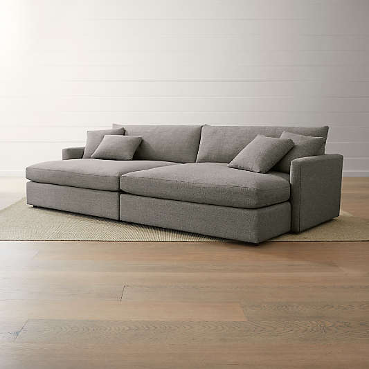 Lounge 2-Piece Double Chaise Sectional Sofa