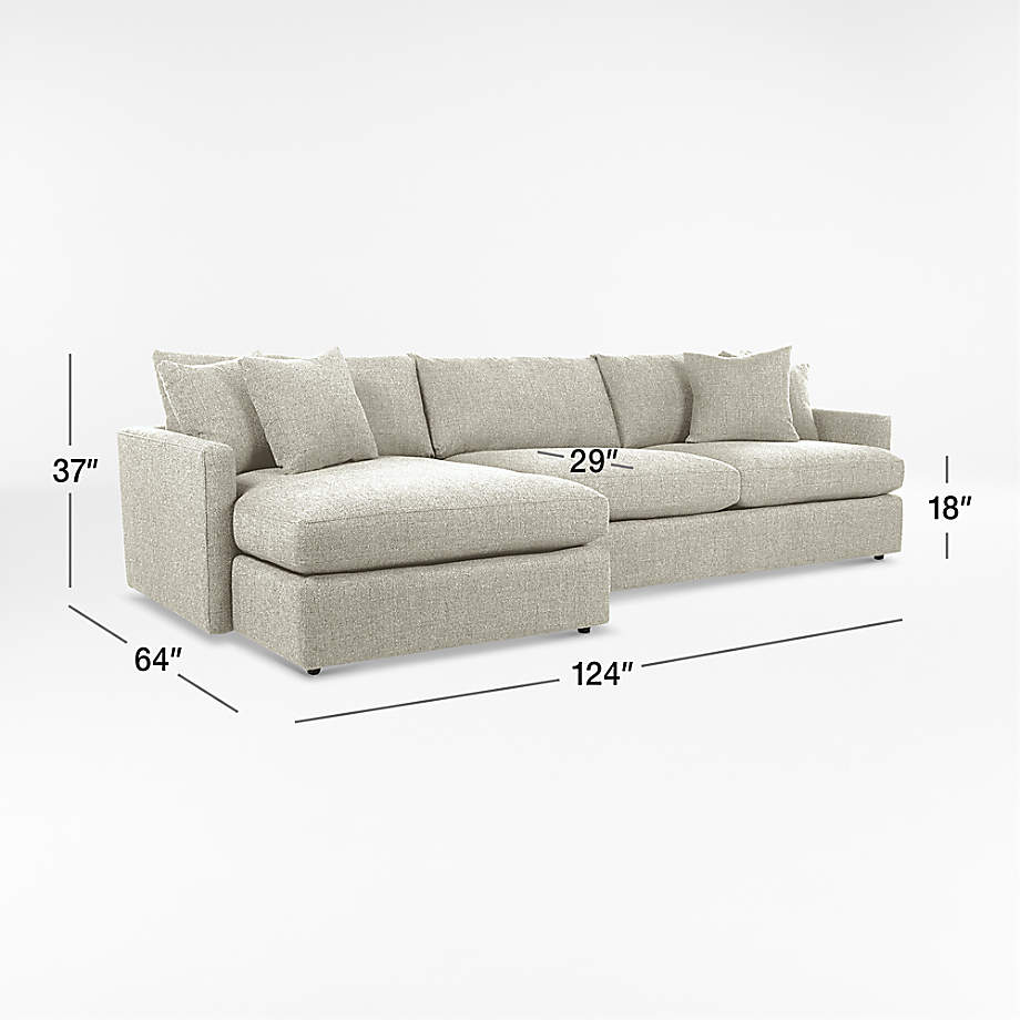 Lounge ii online petite sectional