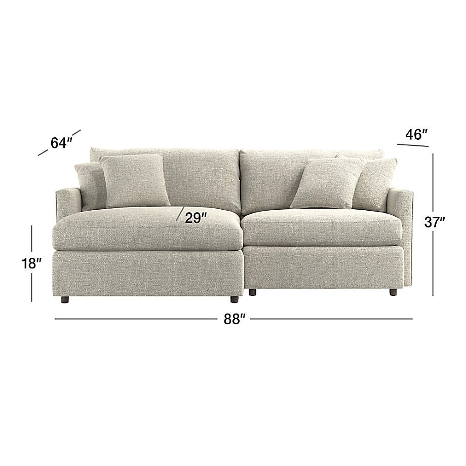 Deep small store sectional