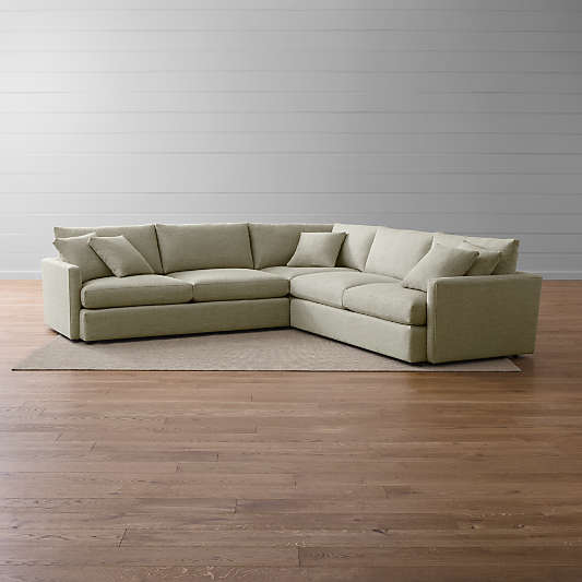 Lounge Deep 3-Piece Sectional Sofa