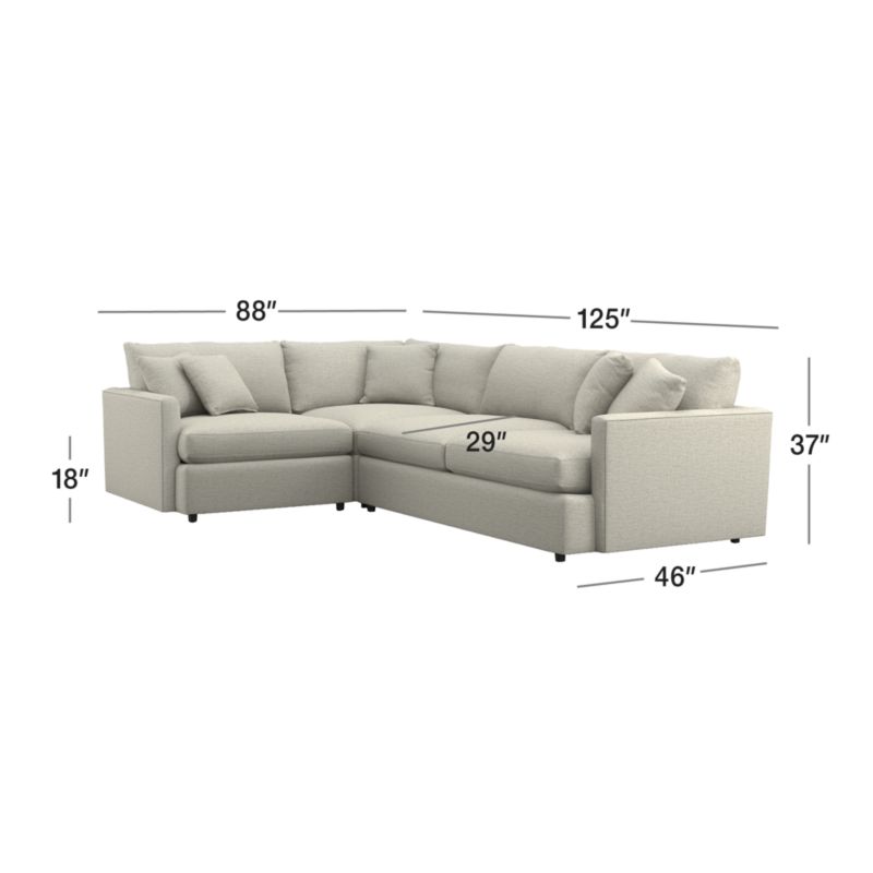 View Lounge Deep 3-Piece Sectional Sofa - image 3 of 10