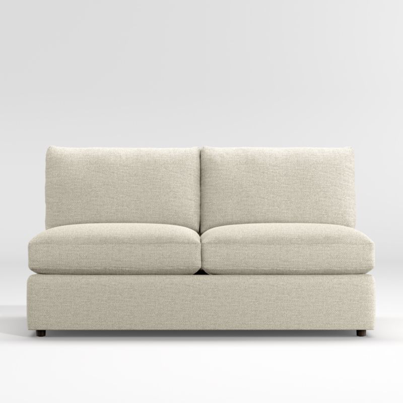 Lounge Deep Armless Loveseat | Crate & Barrel