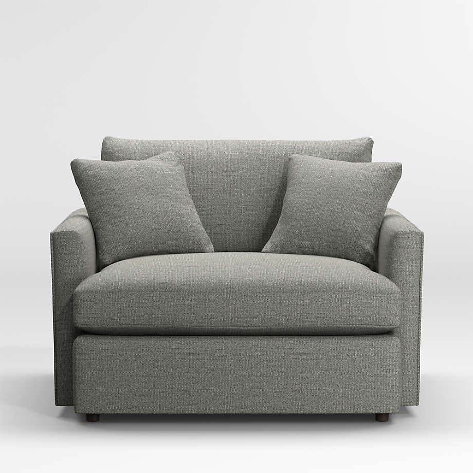 Grey lounge. Кресло Deep Lounge. Crate Barrel Tub Chair.