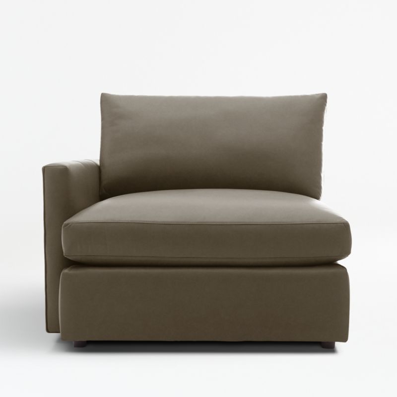 Lounge Deep Leather Left Arm Chair - image 0 of 2