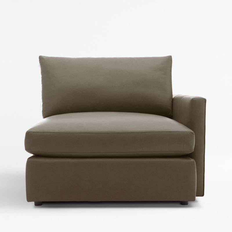 Lounge Deep Leather Right Arm Chair - image 0 of 2