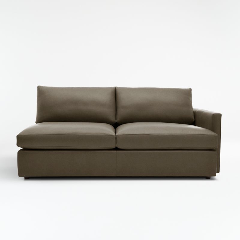 Lounge Deep Leather Right Arm Sofa - image 2 of 3