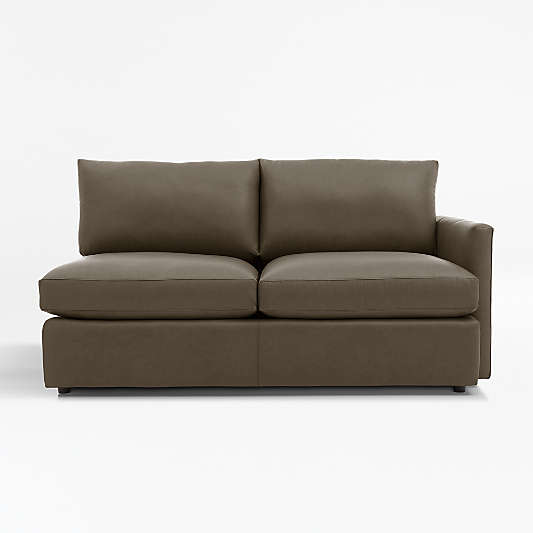 Lounge Deep Leather Right Arm Apartment Sofa