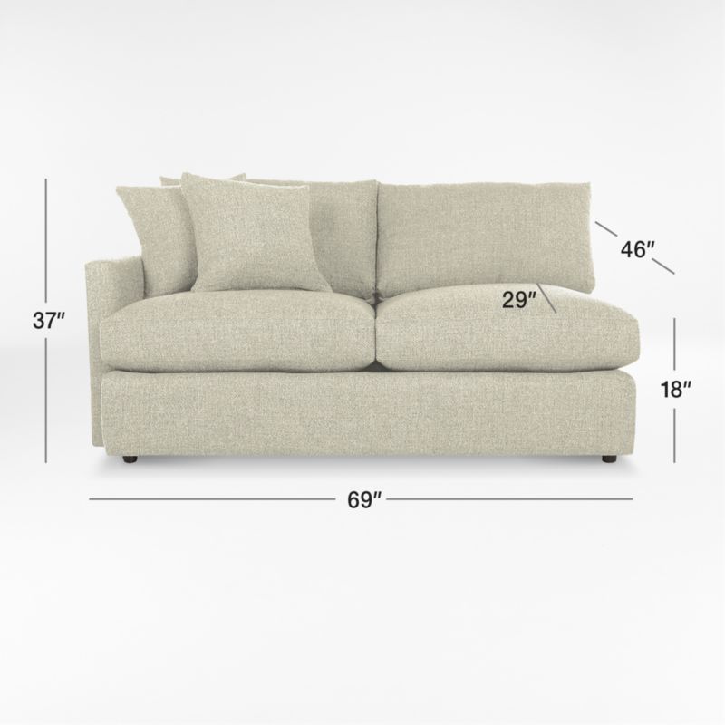 View Lounge Deep Left Arm Apartment Sofa - image 3 of 5