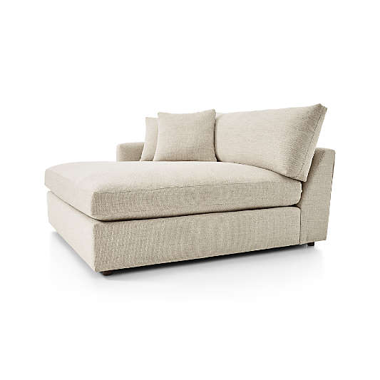 Lounge Deep Left-Arm Extra Wide Chaise Lounge Sectional Piece