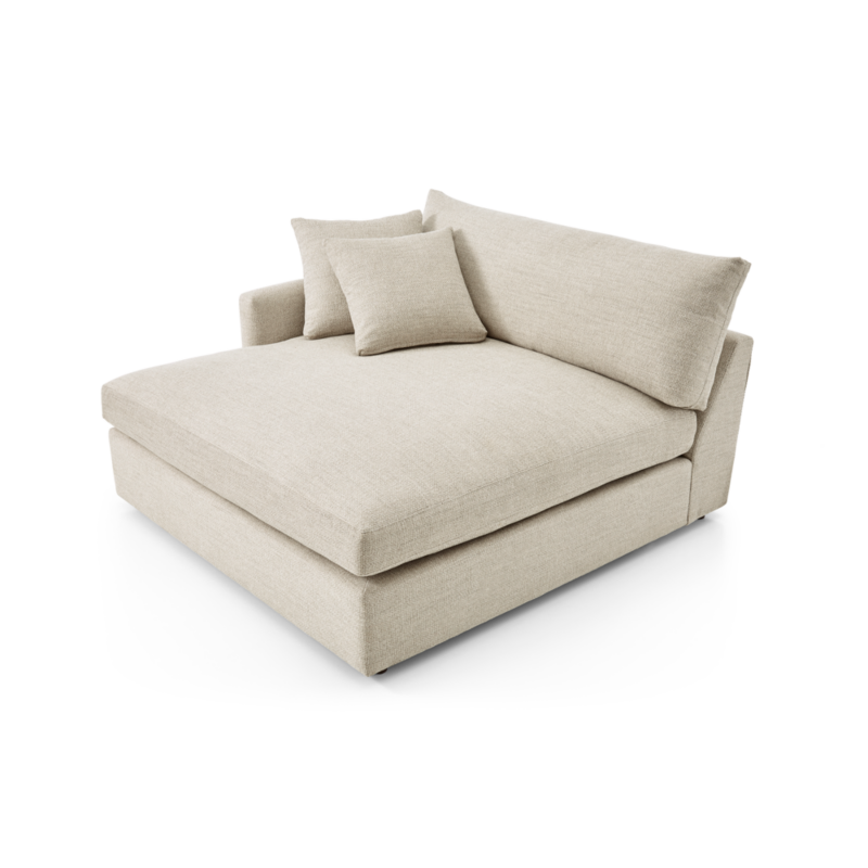 Lounge Deep Left-Arm Extra Wide Chaise Lounge Sectional Piece - image 6 of 6