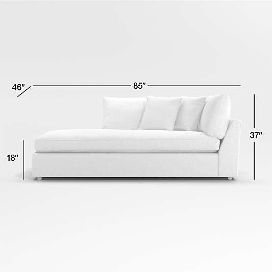 Lounge Deep Left-Arm Corner Bumper Sectional Piece