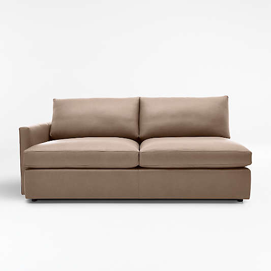 Lounge Deep Leather Left Arm Sofa