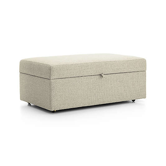 Lounge Storage Ottoman with Tray