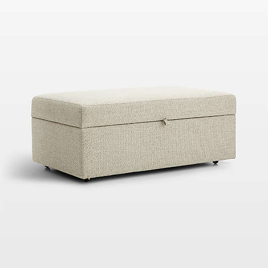 Lounge 43" Storage Ottoman with Tray