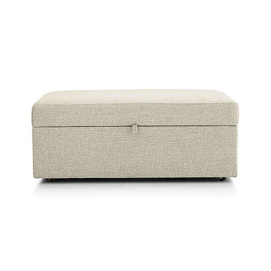 Lounge Storage Ottoman with Tray