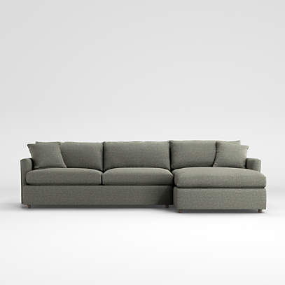 Lounge 2 Piece Sectional Sofa Reviews, Lounge Sofa Sectional Crate And Barrel