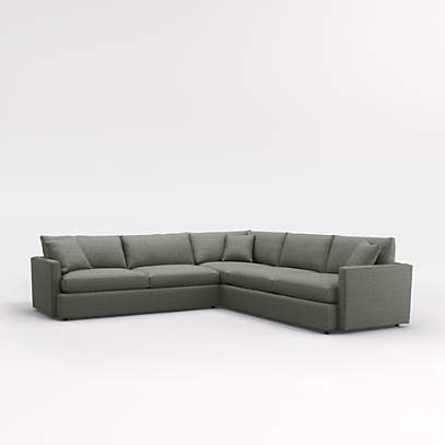 Lounge 2-Piece L-Shaped Sectional with Right-Arm Corner Sofa | Crate &  Barrel