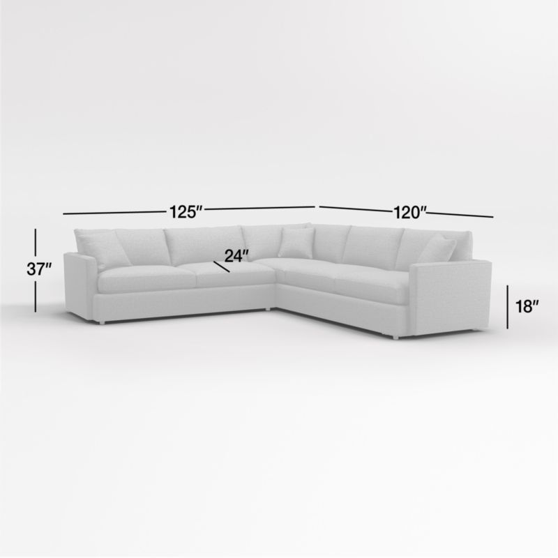 View Lounge 2-Piece L-Shaped Sectional Sofa with Right-Arm Corner Sofa - image 3 of 13