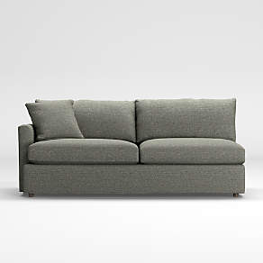 crate and barrel lounge ii double chaise