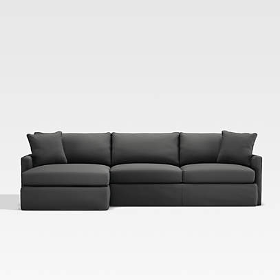 Left Arm Chaise Sectional Reviews, Outdoor Slipcovered Furniture