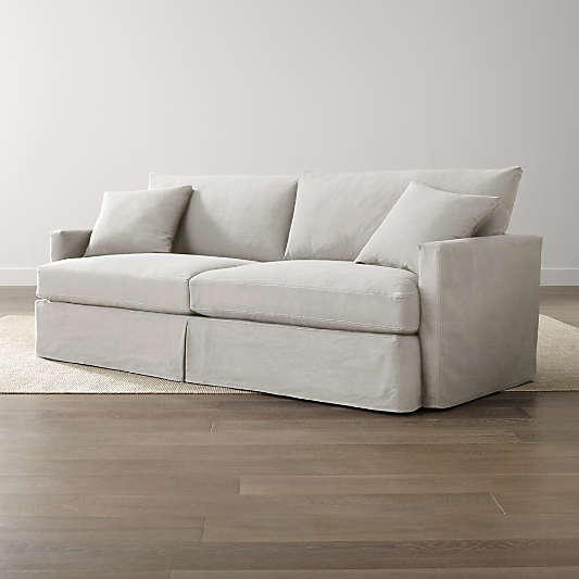 Lounge Petite Slipcovered 93" Sofa